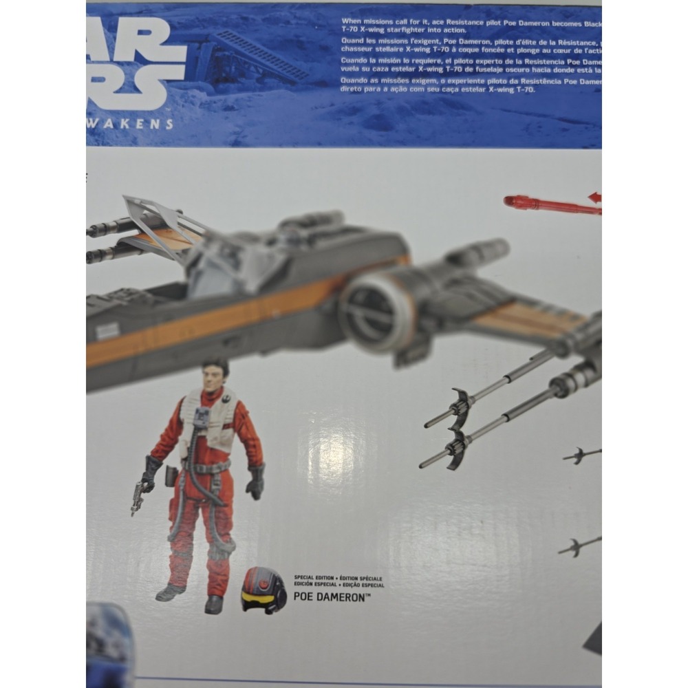 Hasbro 2015 STAR WARS THE FORCE AWAKENS POE'S X-WING FIGHTER w/ POE New! SEALED - Picture 11 of 13